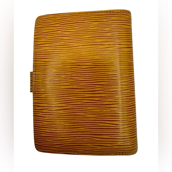 Louis Vuitton Yellow Organizer/Agenda with Gold Accents - Picture 2 of 10